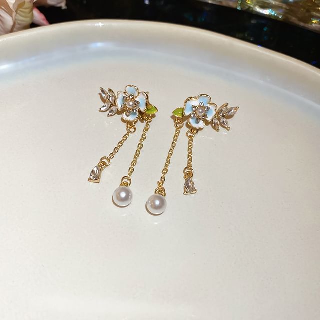 Drop Faux Designs) (Various Earring Pearl