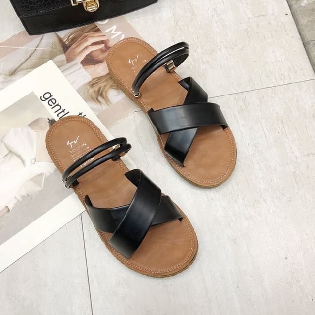 Slide Platform Sandals