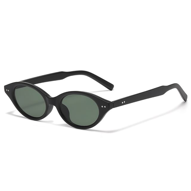 Oval Translucent Sunglasses