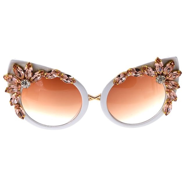 Eye Cat Sunglasses Rhinestone