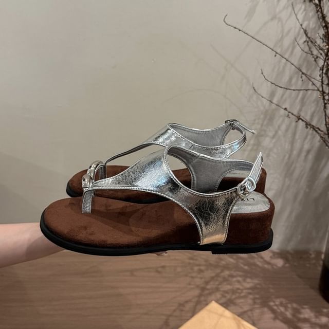 Sandals Loop Toe Wedge