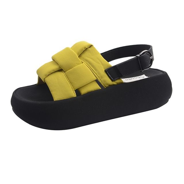 Platform Woven Sandals