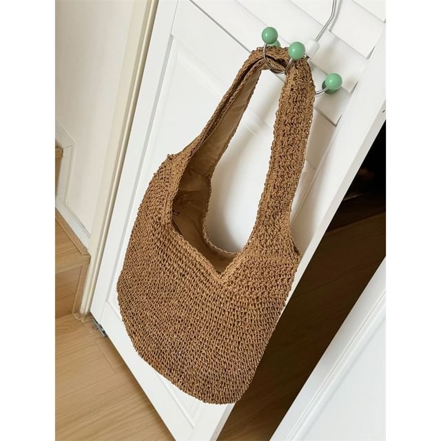 Plain Tote Bag Straw