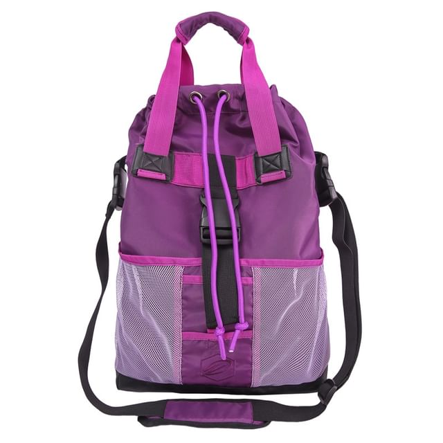 Color Crossbody Block Drawstring Bag