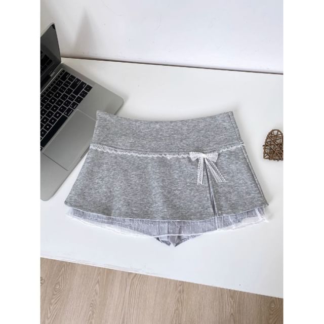 Skirt Overlay Mini Rise Low