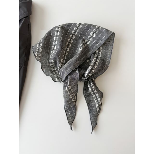 Floral Print Headkerchief