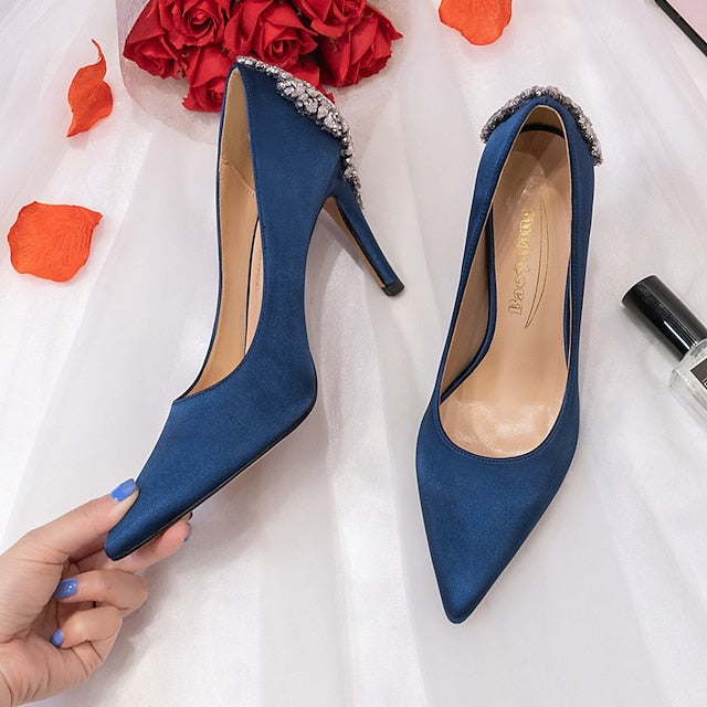 Bridesmaid Pumps Office Shoes Bridal Wedding Women's