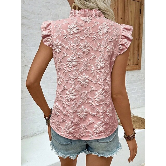 Women's Tank Top LOVE Floral Plants Fashion Modern Casual