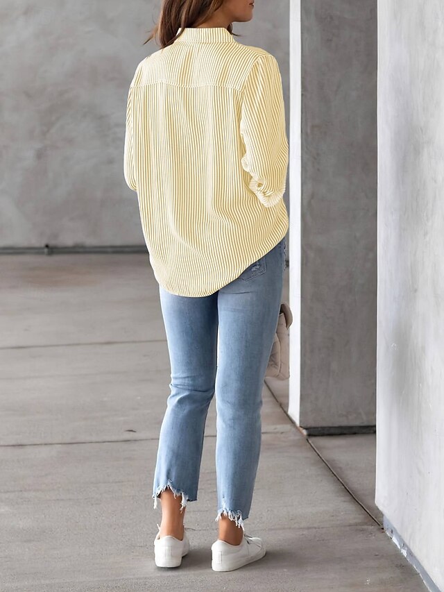 Women's Shirt Button Down Shirt Casual Shirt Blouse Buttons
