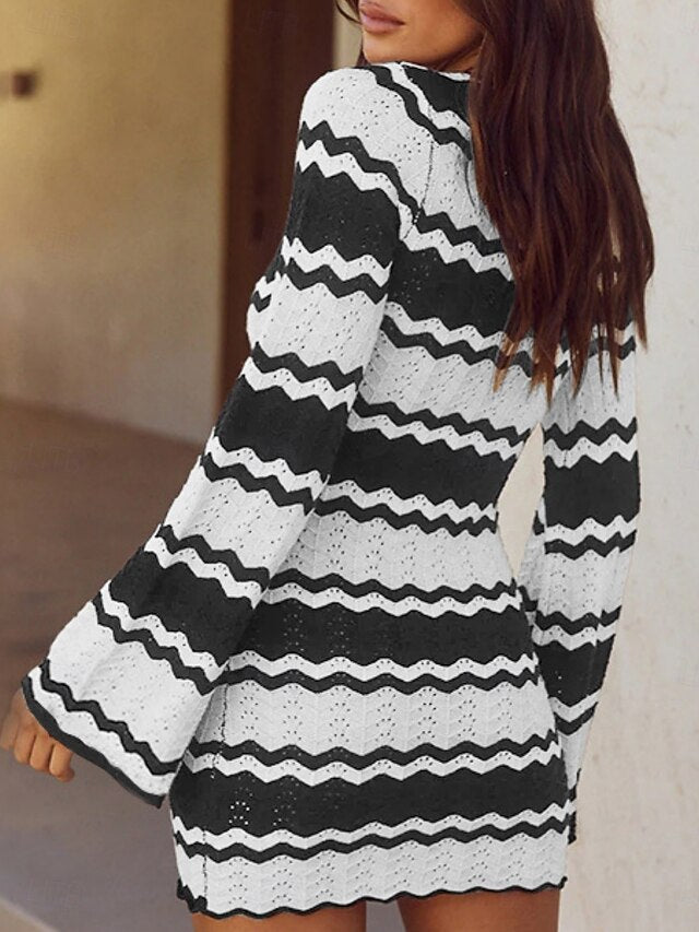 Women's Cover Up Swimsuit Dress Knitted Vacation Beach Wear