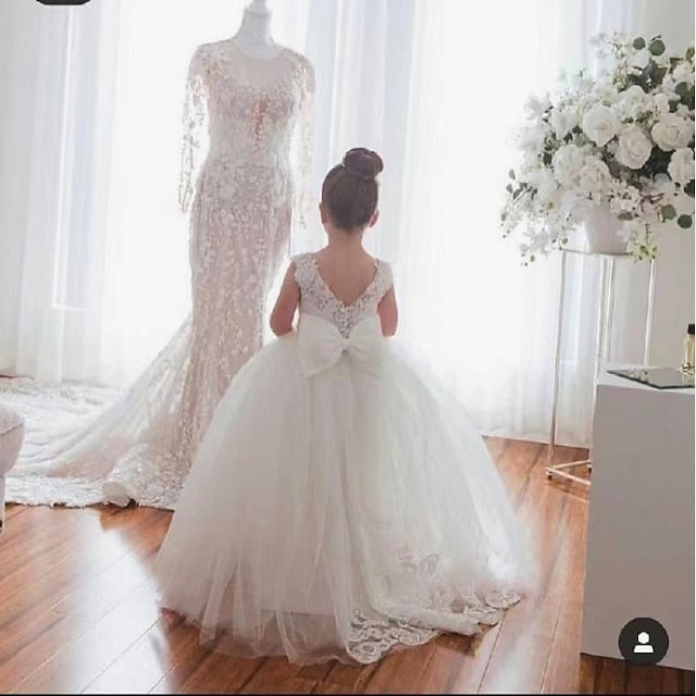 First Communion Dress Party Girls' Flower Girl