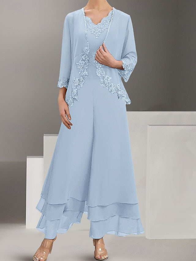 Wedding the Bride Guest Elegant Sets Dress Mother of