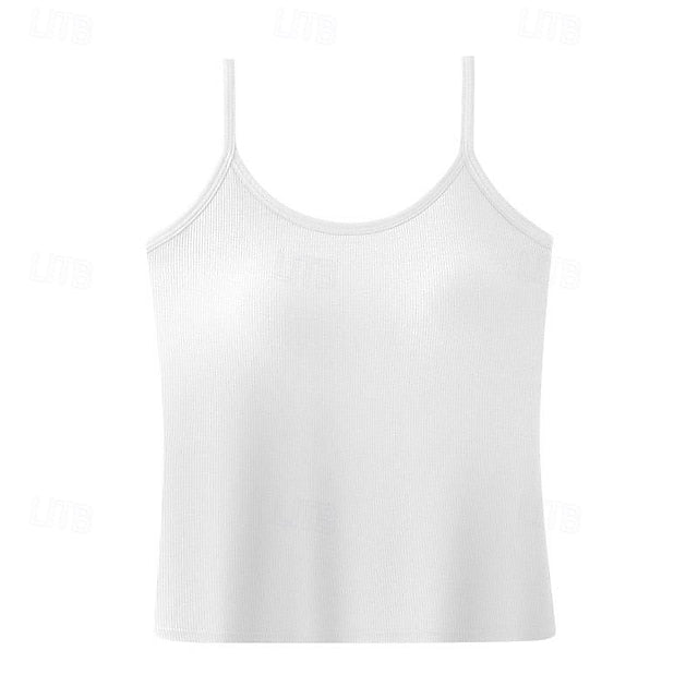 Women's Camisole Tank Top Basic Sleeveless Regular Tops