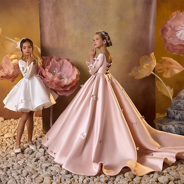 Flower Girls' First Party Communion Girl Kids Dress