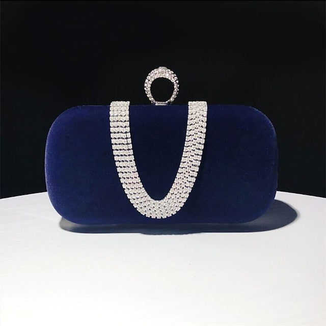 Velvet Wristlet Women's Evening Bags Bag Clutch