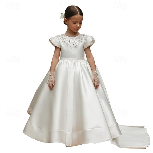 Dress Party Girls' Communion Girl Flower First