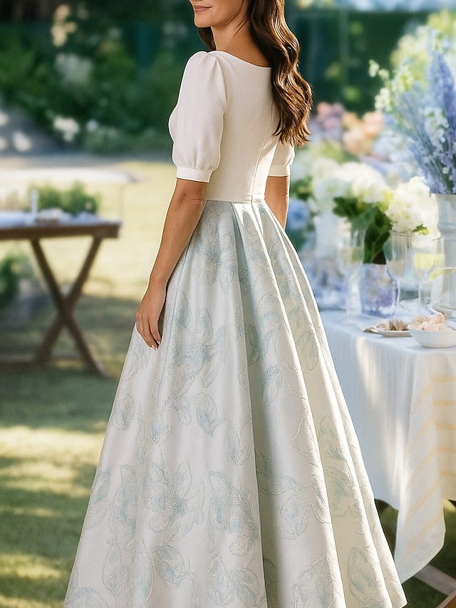 A-Line Floor Length Prom Dress Party Dress Cocktail Dress Mother