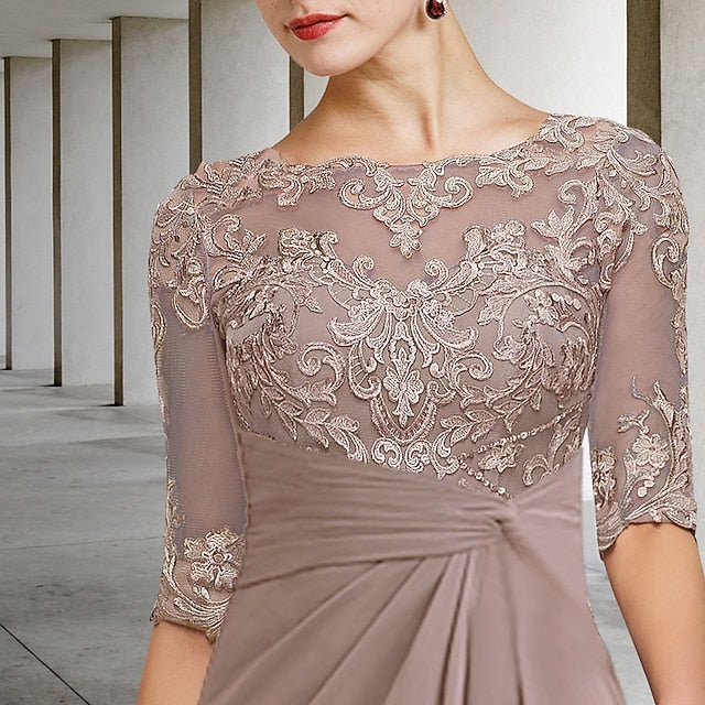 Guest the Mother of Size Dress Bride Wedding Plus Elegant Sheath