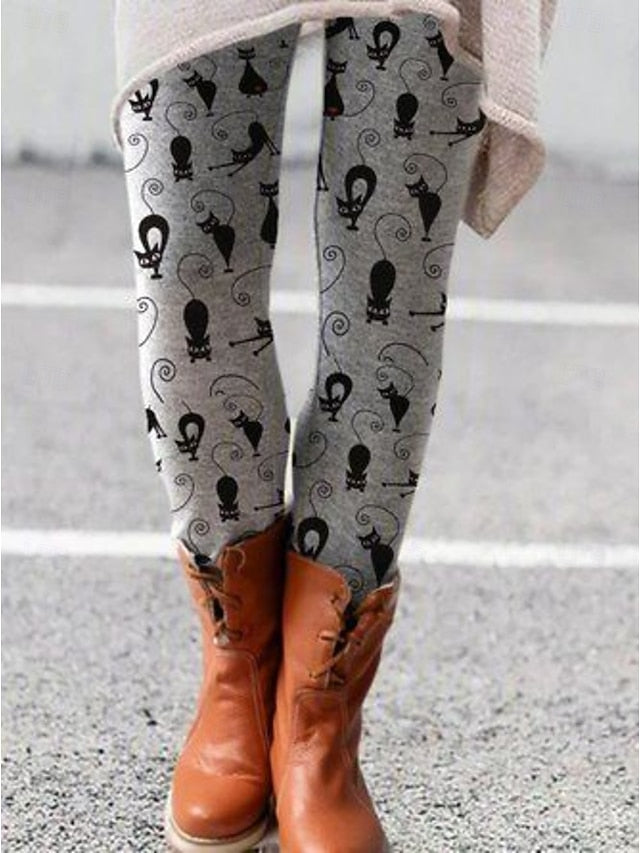 Women's Leggings Vacation Vintage Ethnic Style Ankle-Length