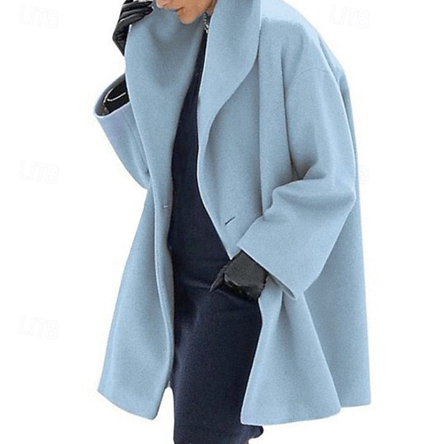 Fur Women's Comfortable Faux Coat Furs Buttons Warm