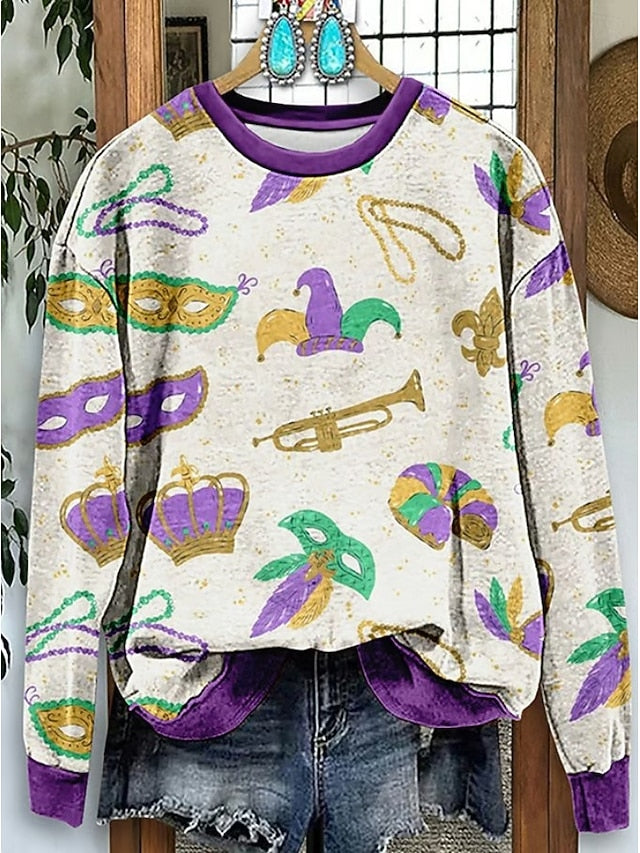 Women's Pullover Sweatshirt Hoodies Graphic Fashion Casual