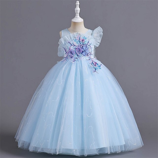Kid's Flower Girls' Dress Princess Girl