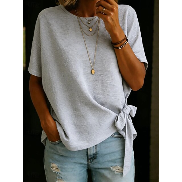 Women's T Shirt Summer Tops Graphic Plain Stylish Classic