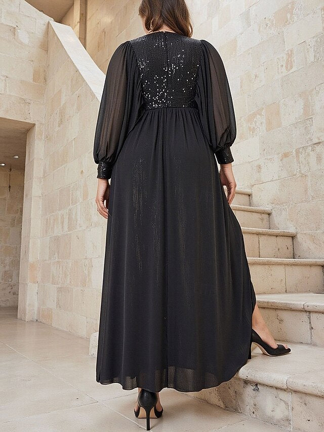 A-Line Ankle Length Party Dress Cocktail Dress Wedding Guest