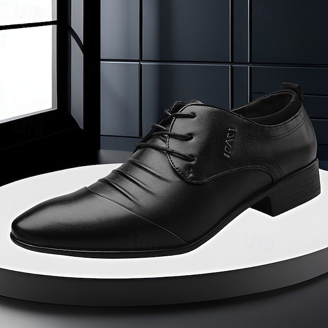 Lace-Up for Men's Shoes Elegant - Formal White