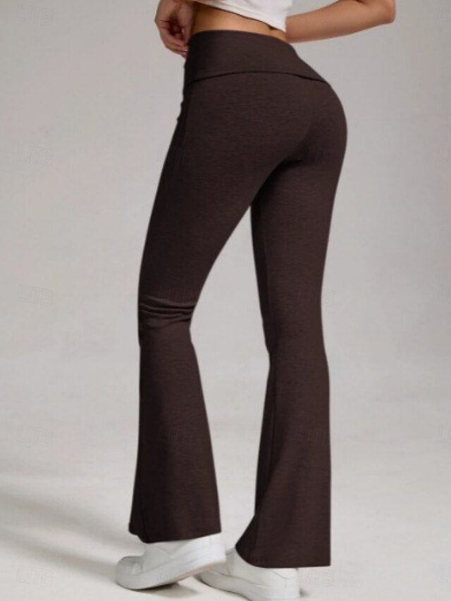 Women's Trousers Flared Pants Casual Pants Vacation Fashion