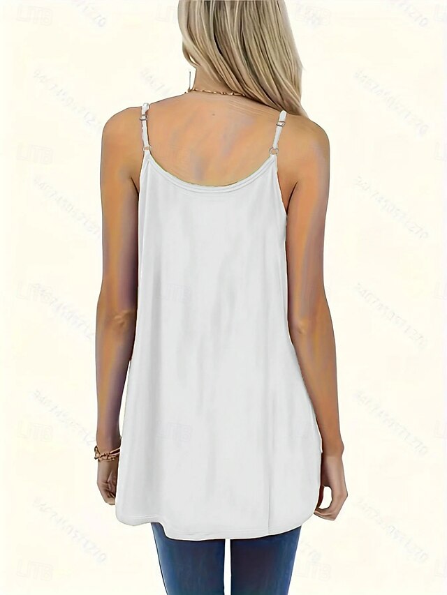 Multi Packs 2pcs Women's V Neck Sleeveless Green+pink Tank