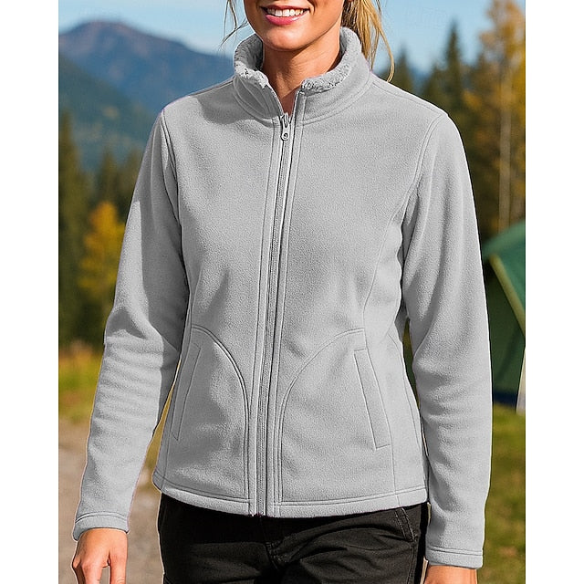 Women's Outdoor Jacket Hiking Jacket Fleece Jacket Winter