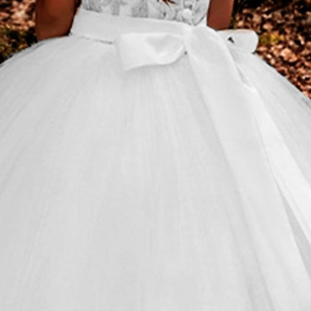 Flower Dress Colored Floral Girls' Kids Girl Solid