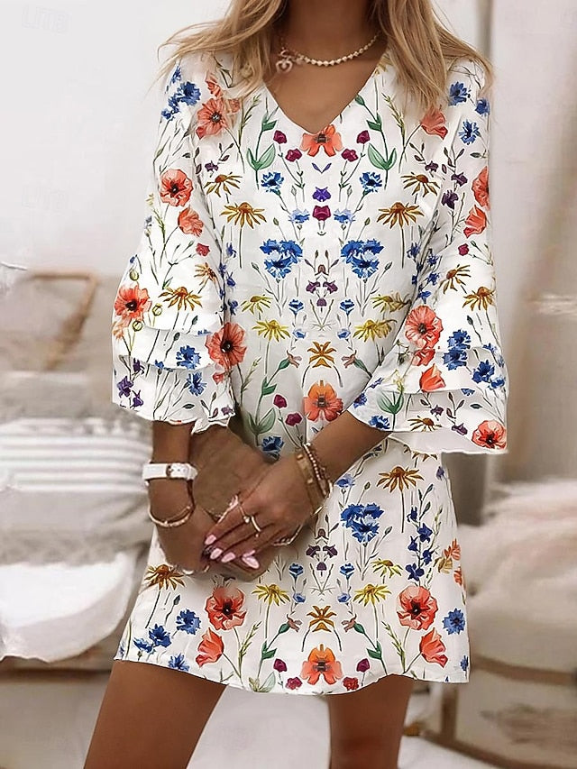 Women's Mini Dress Semi Formal Dress Sundress A Line Dress