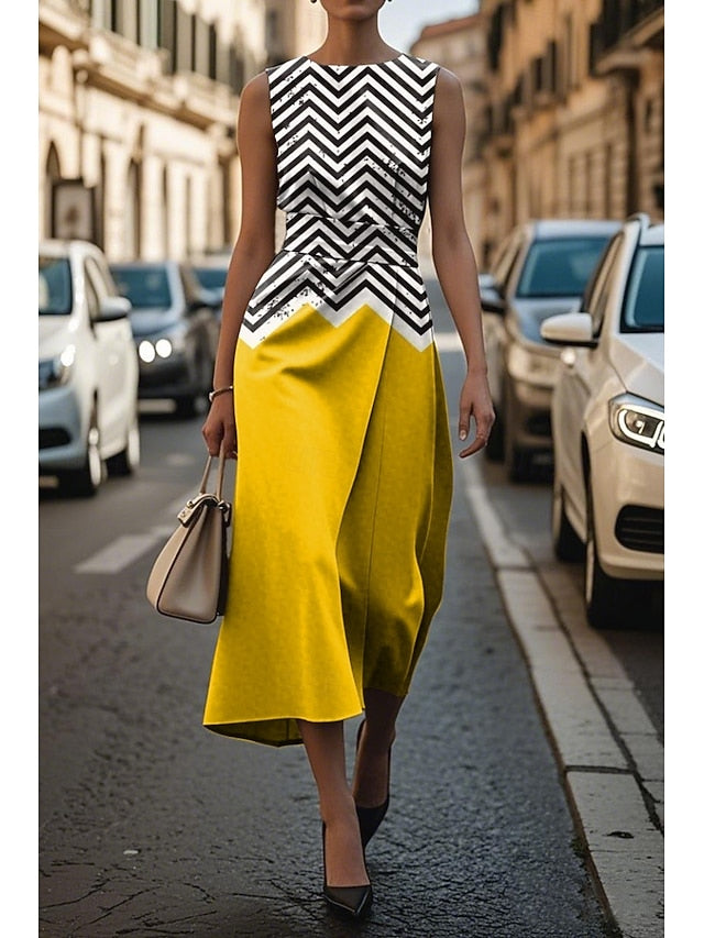 Women's Midi Dress Casual Dress Tank Dress Summer Dress