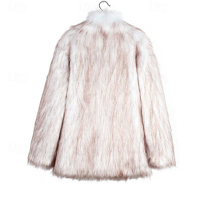 Faux Furs Warm Comfortable Fur Women's Coat