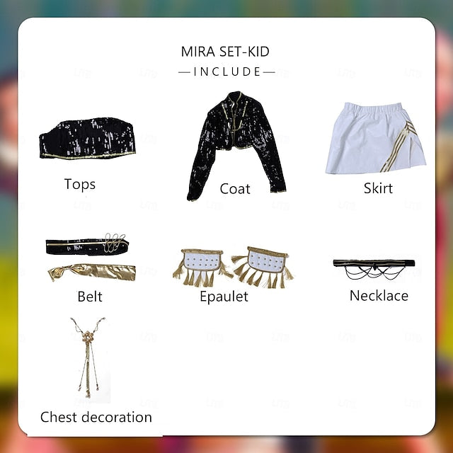 Korean Idol Inspired Pop Star Costume Fancy Dress Virtual Idol