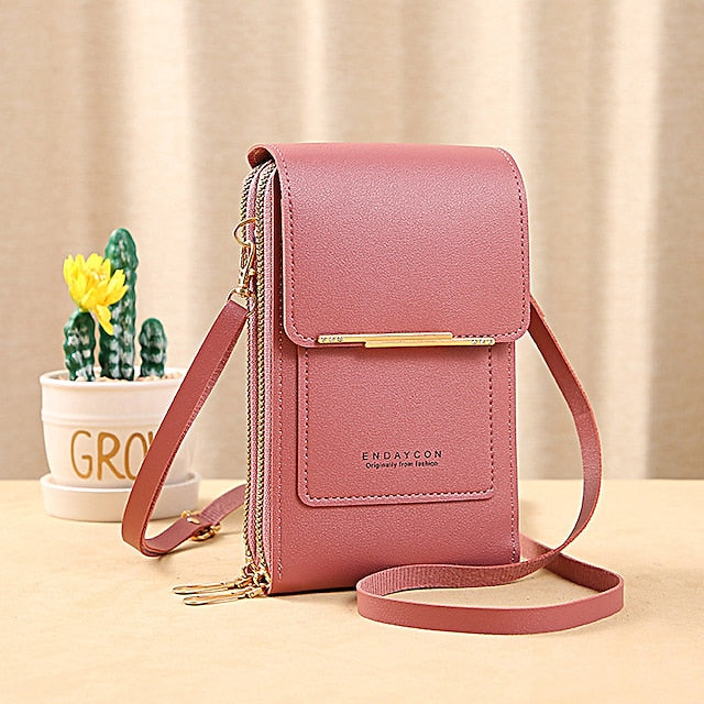 Coin Mobile Phone Purse Wallet Women's Crossbody Bag
