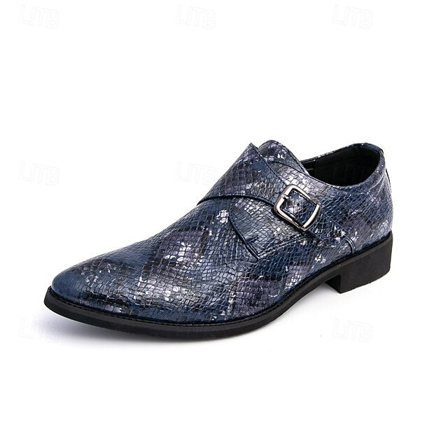 Strap for Monk Men Shoes Brown Classic Print – Snake Formal