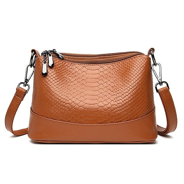 Shoulder Leather Bag Hobo Crossbody Women's PU