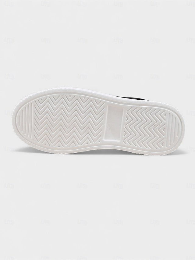 Women's Blue Low-Top Platform Sneakers, Classic Lace-Up