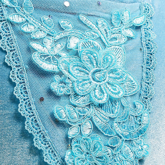 Dress Princess Theme Party Flower Fairytale Cinderella Girl