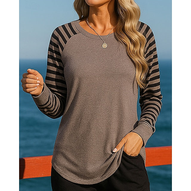 Christmas Women's Pullover Sweatshirt Casual Tops Long