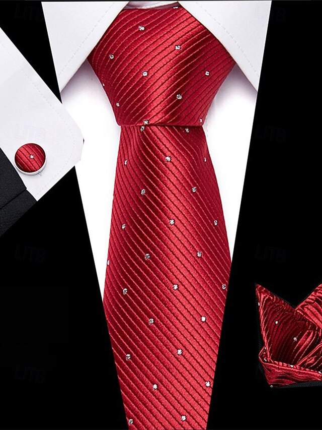 Set Men's – Checkered Purple Square and Silk Tie Pocket