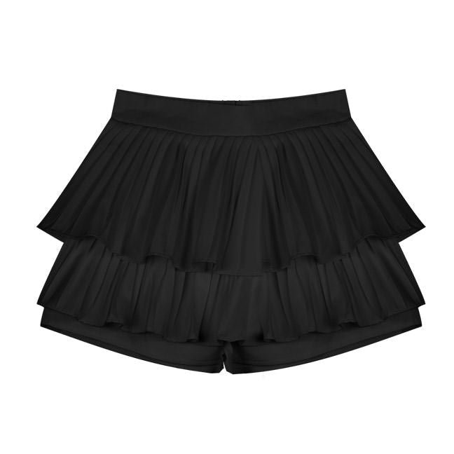 Ruffle Mini Short Skirt