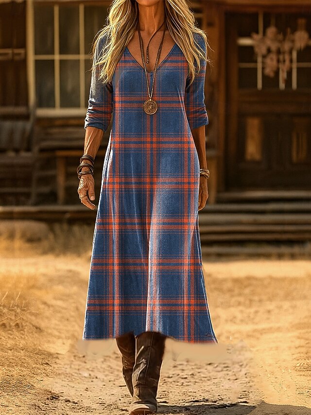 Women's Maxi Dress T Shirt Dress Tee Dress A Line Dress