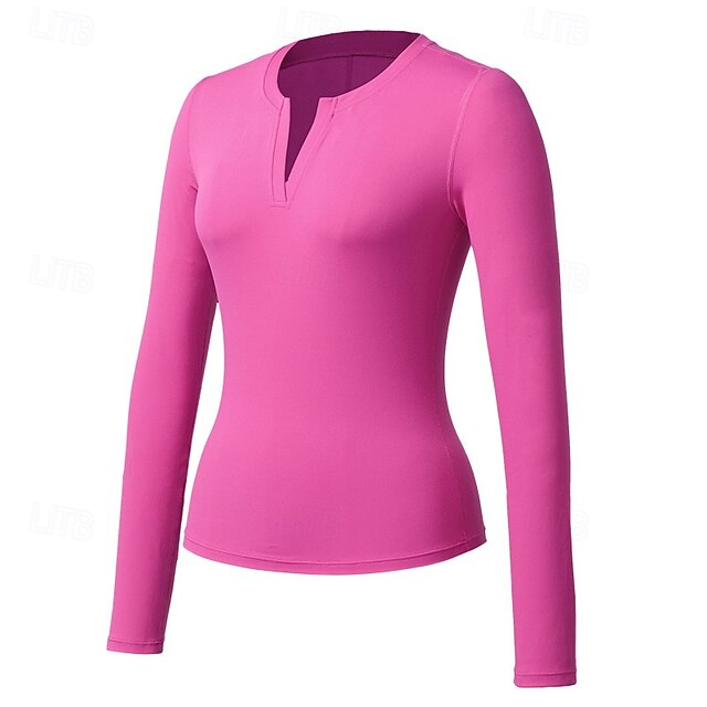 Women's Running T-Shirt Gym Shirt Sports Top Long Sleeve