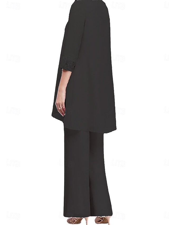 Dress Bride Crew Elegant Mother Piece 3 the Neck of Vintage