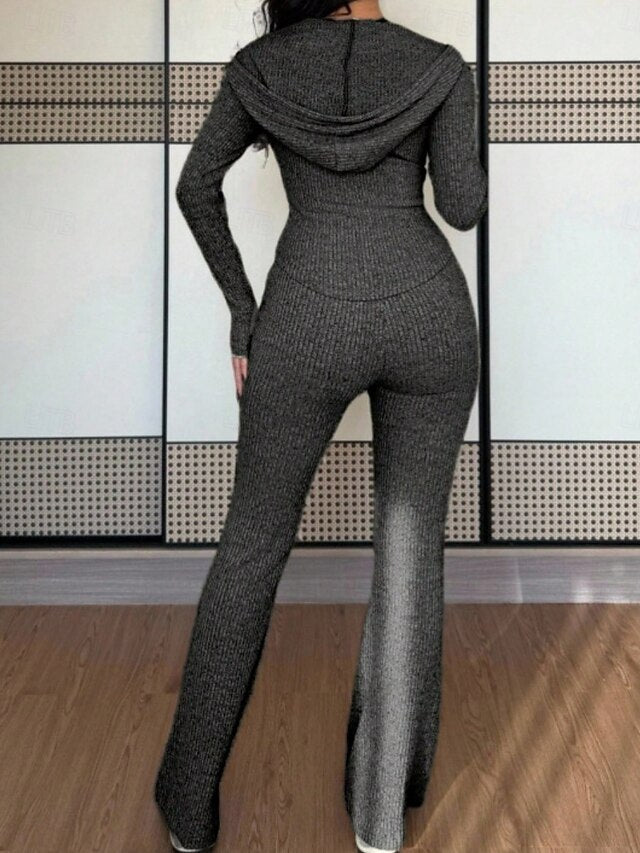 Women's Two Piece Sets Pants Sets Bolero Top Long Sleeve