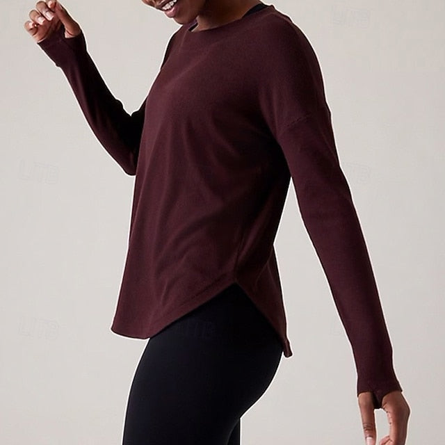 Women's Yoga Shirts Yoga Tank Tops Workout Tops Crew Neck